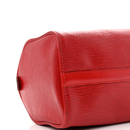Louis Vuitton Epi Speedy 25 Castillan Red 10 of 12