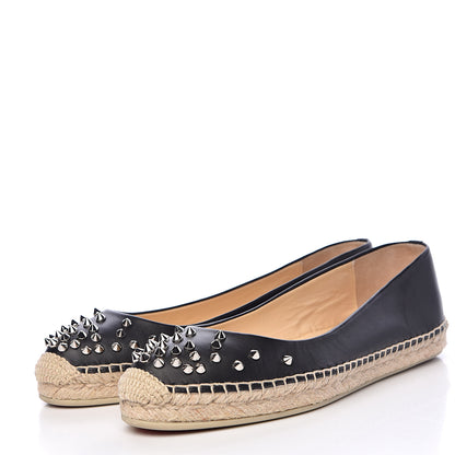 Christian Louboutin Nappa Aliochette Espadrilles 41 Black 3 of 10