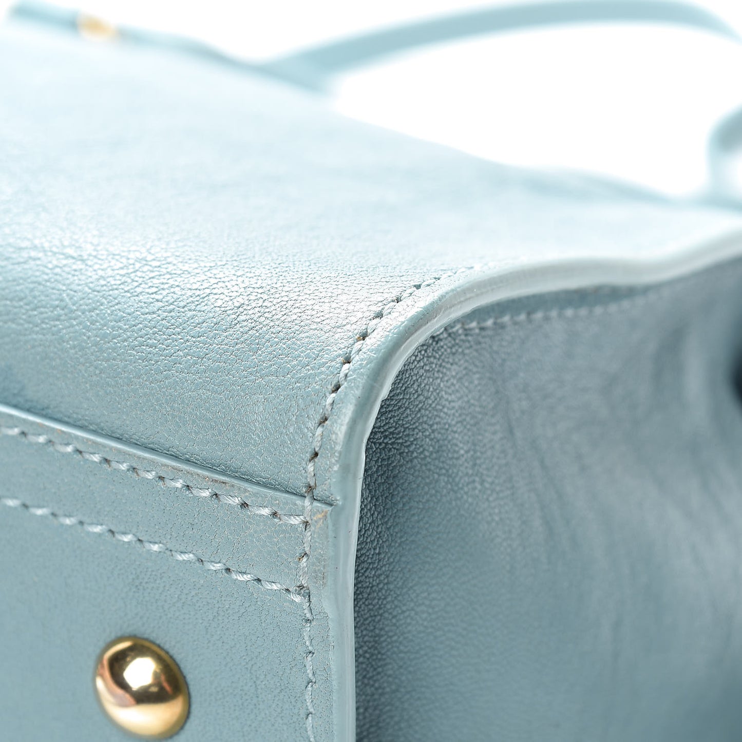 Sheepskin Small Cabas ChYc Blue Glacier