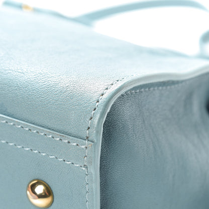 Saint Laurent Sheepskin Small Cabas ChYc Blue Glacier 12 of 22