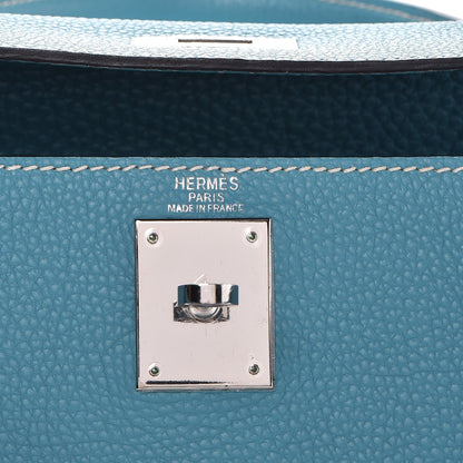 Hermes Togo Sellier Kelly 28 Blue Jean 25 of 37