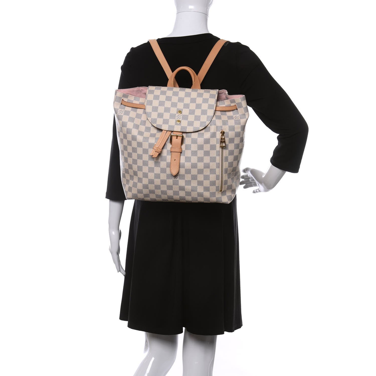 Louis Vuitton Damier Azur Sperone Backpack 2 of 8