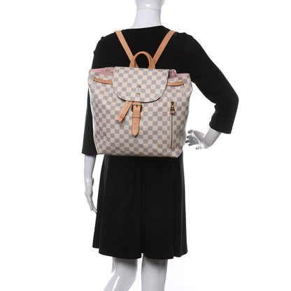 Louis Vuitton Damier Azur Sperone Backpack 2 of 8