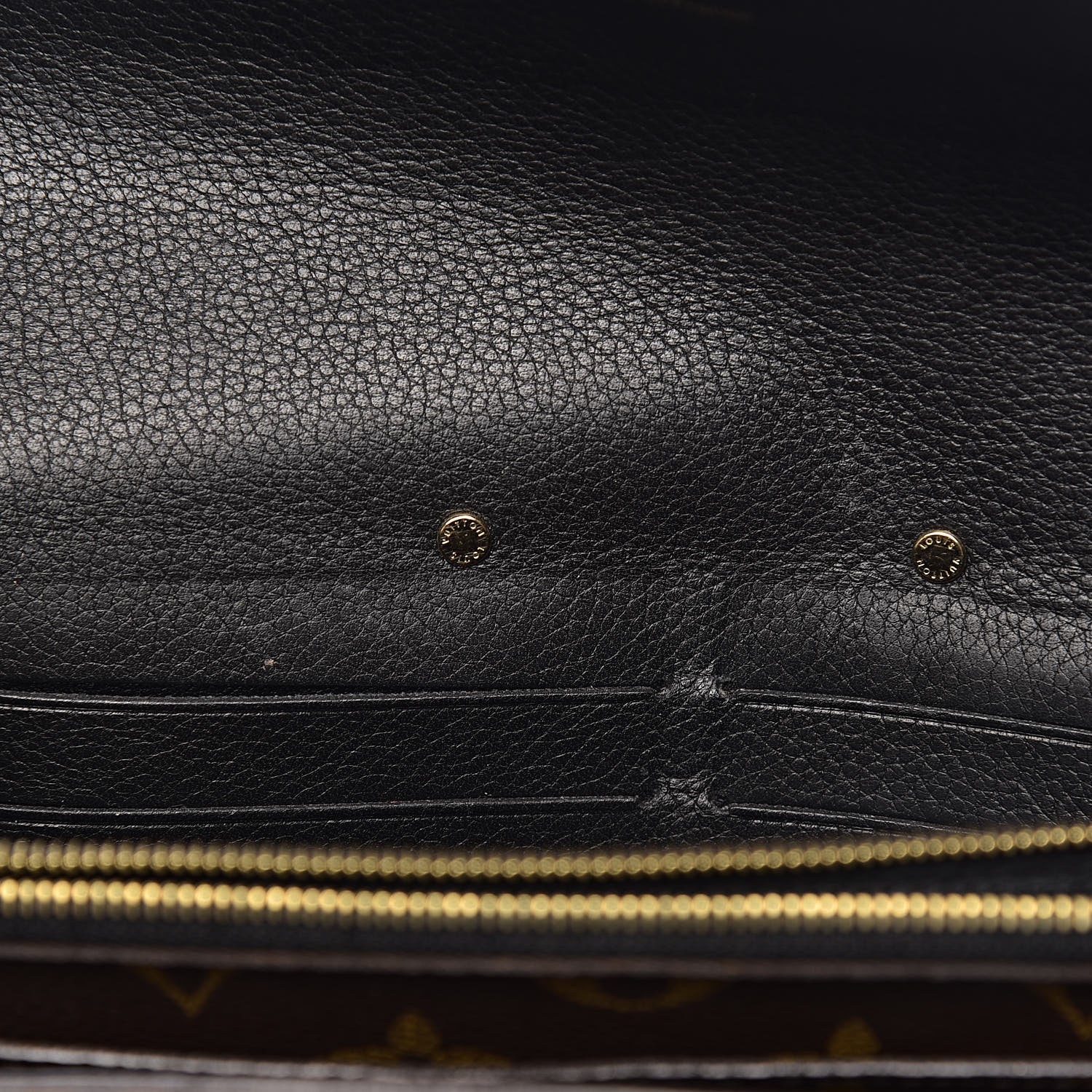 Louis Vuitton Monogram Pallas Wallet Black 7 of 10