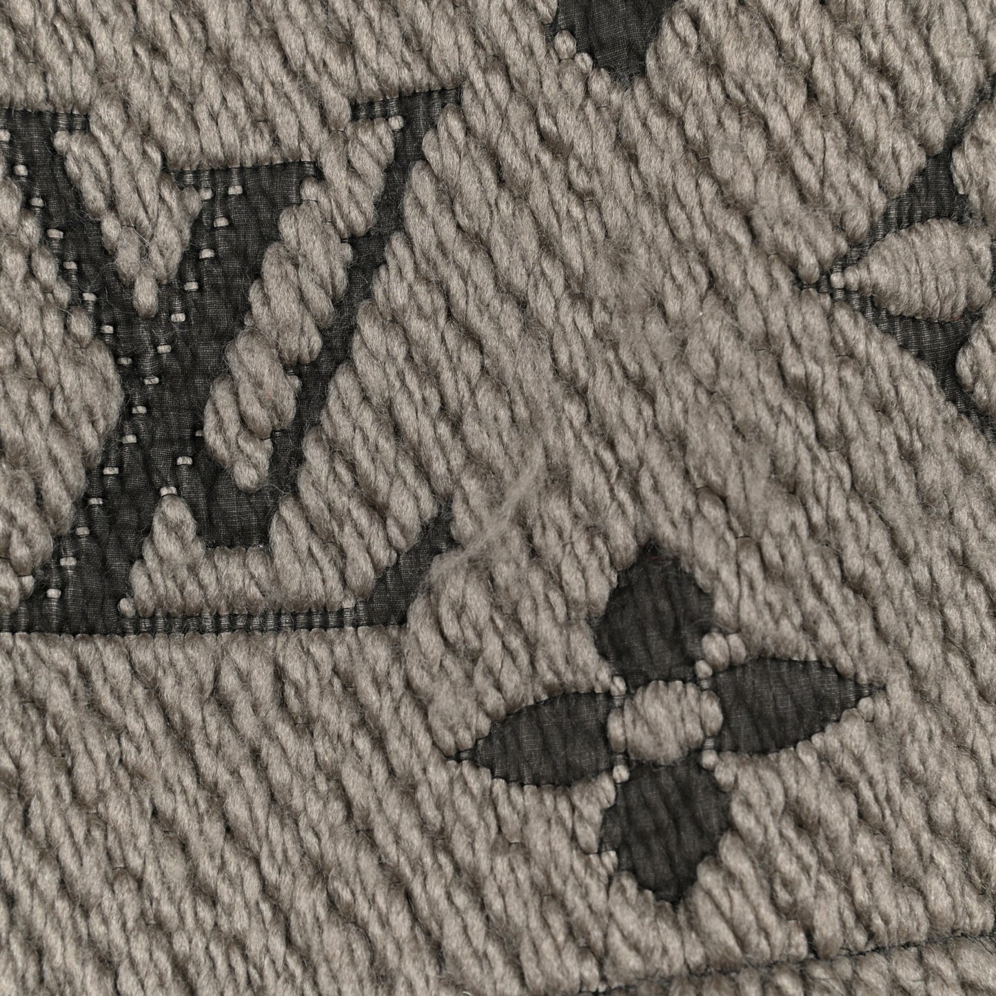 Wool Silk Logomania Scarf Verone