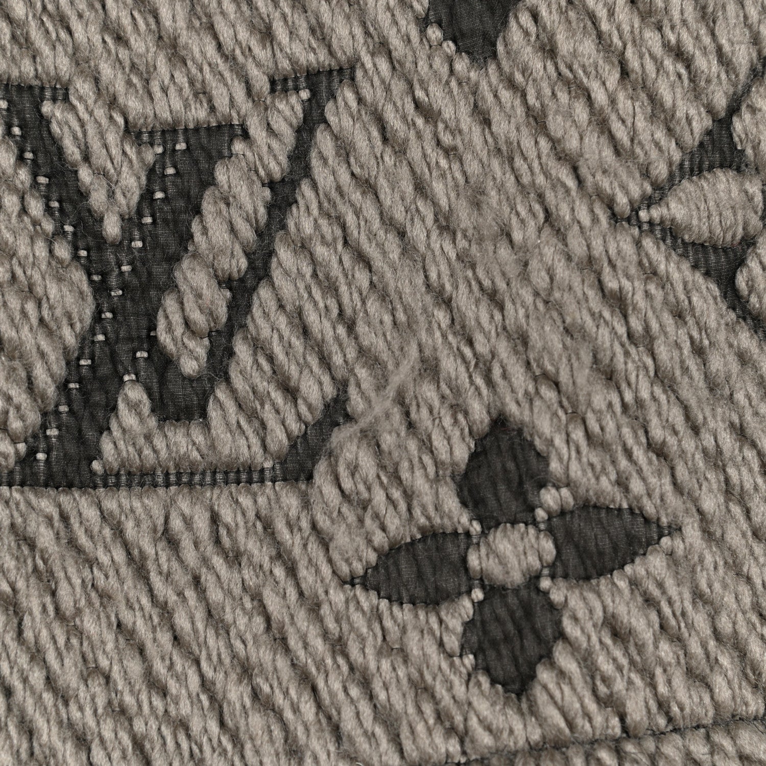 Louis Vuitton Wool Silk Logomania Scarf Verone 4 of 4