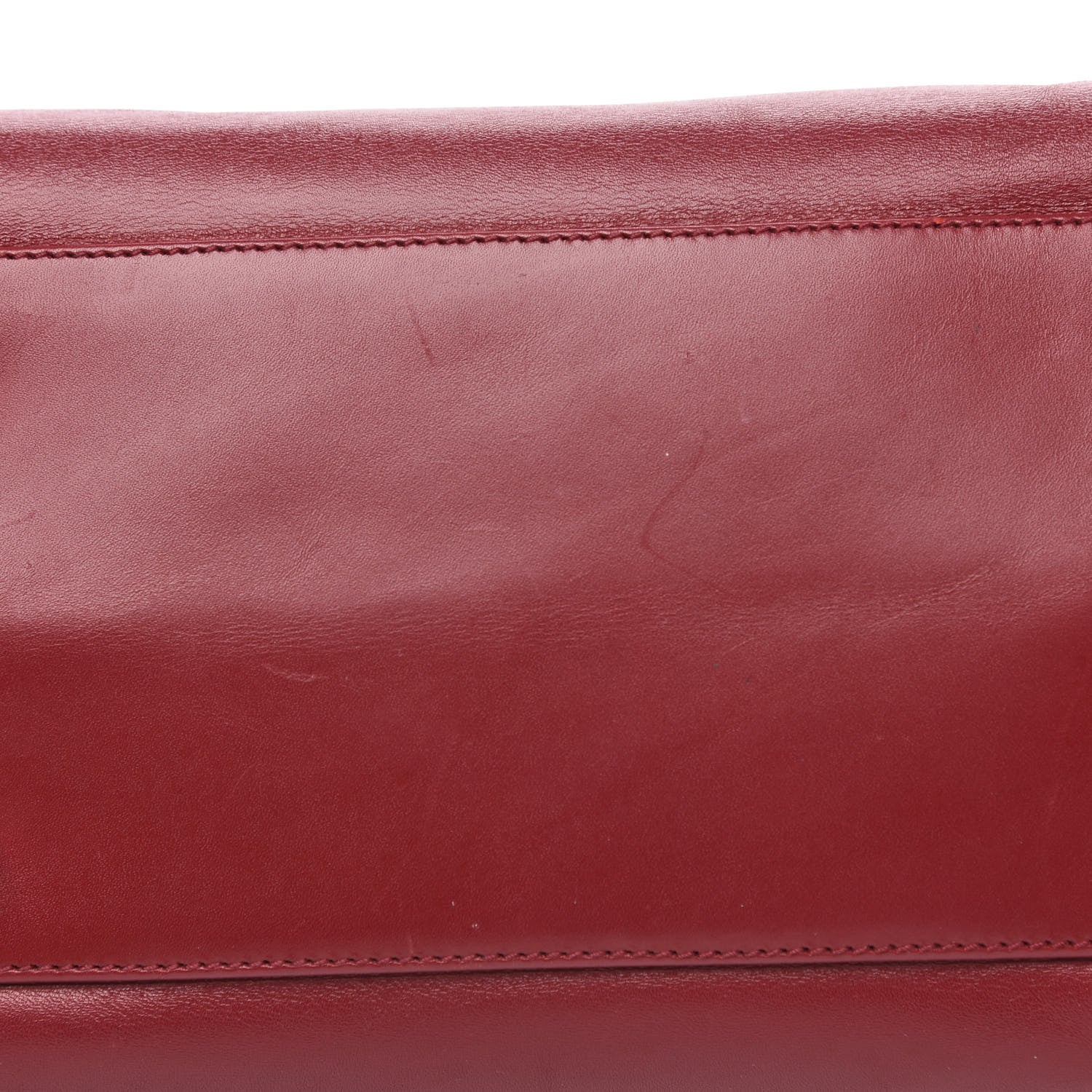 Prada Glace Calfskin Boston Bag Rosso 9 of 12