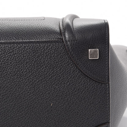 Celine Drummed Calfskin Mini Luggage Black 11 of 12