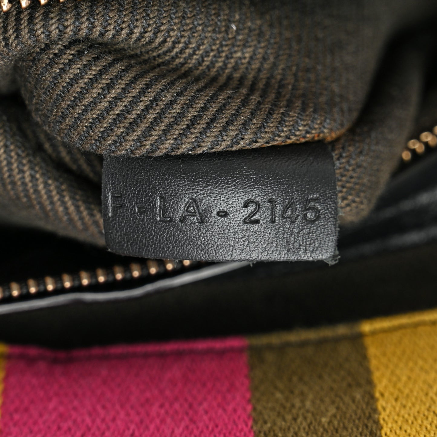 Canvas Striped Medium Phantom Luggage Multicolor