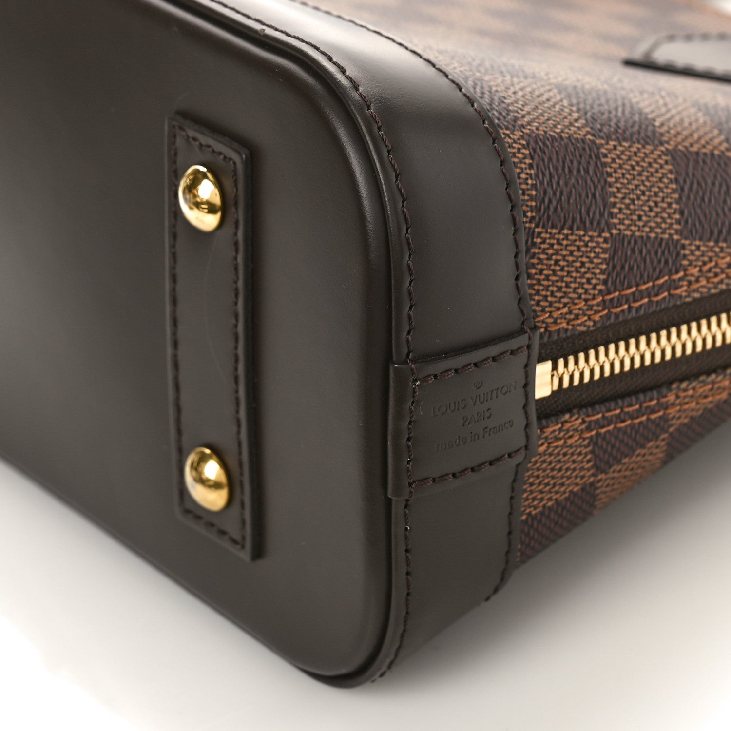 Louis Vuitton Damier Ebene Alma BB 8 of 8