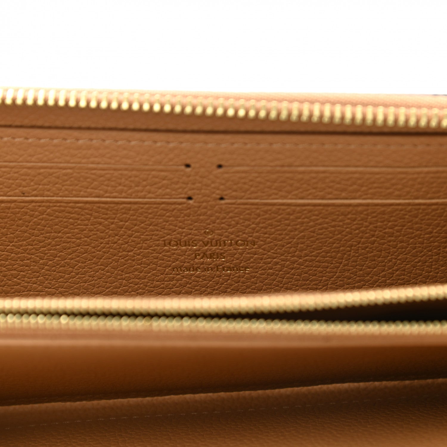 Louis Vuitton Empreinte Monogram Giant Clemence Wallet Arizona Creme 6 of 7