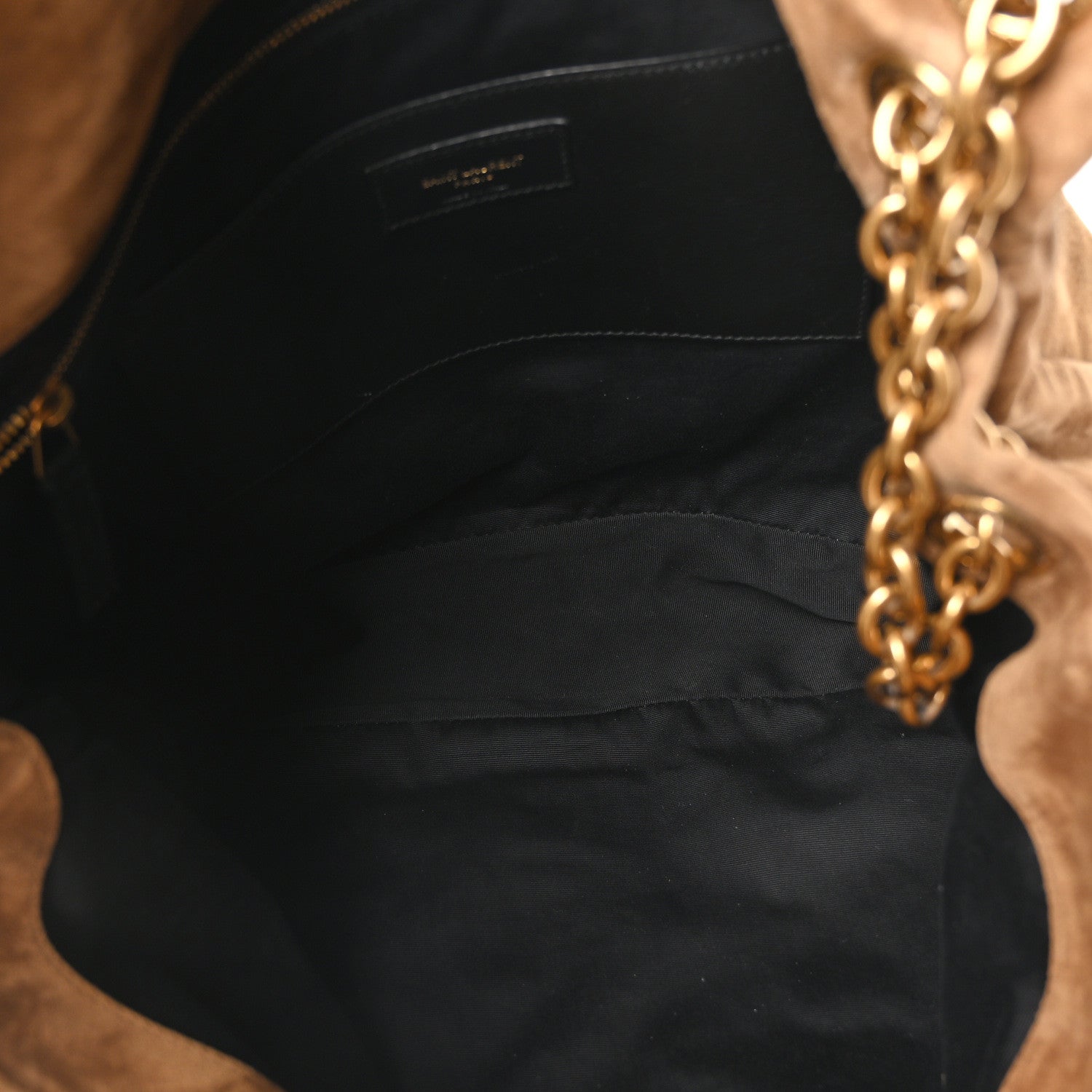Saint Laurent Suede Matelasse Monogram Large Jamie 4.3 Golden Leaf 5 of 10