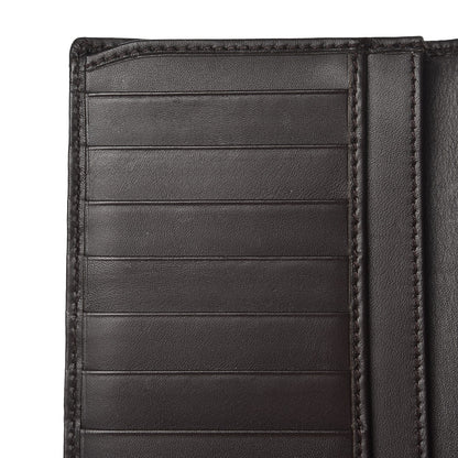 Gucci Monogram Calfskin Ladies Web Continental Wallet Beige Ebony Cocoa 8 of 9