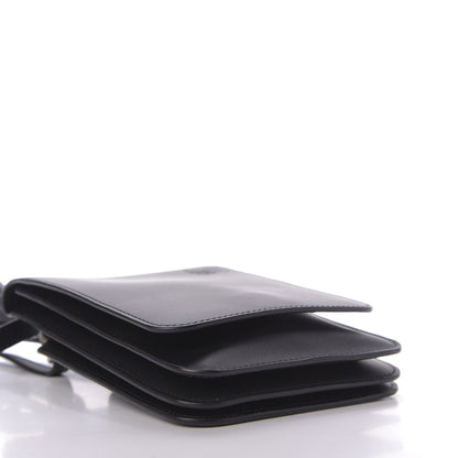 Loewe Smooth Calfskin Gusset Flat Crossbody Black 4 of 9
