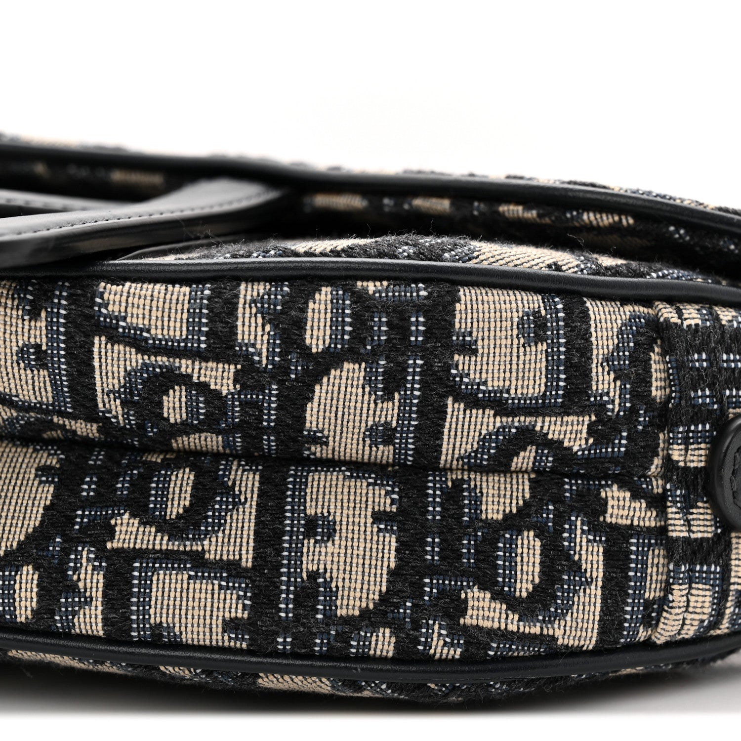 Christian Dior Oblique Mini Saddle Bag Blue 11 of 13