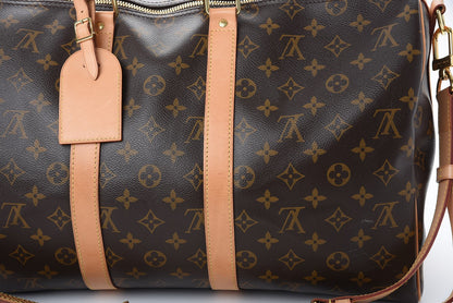 Louis Vuitton Monogram Keepall Bandouliere 45 8 of 12
