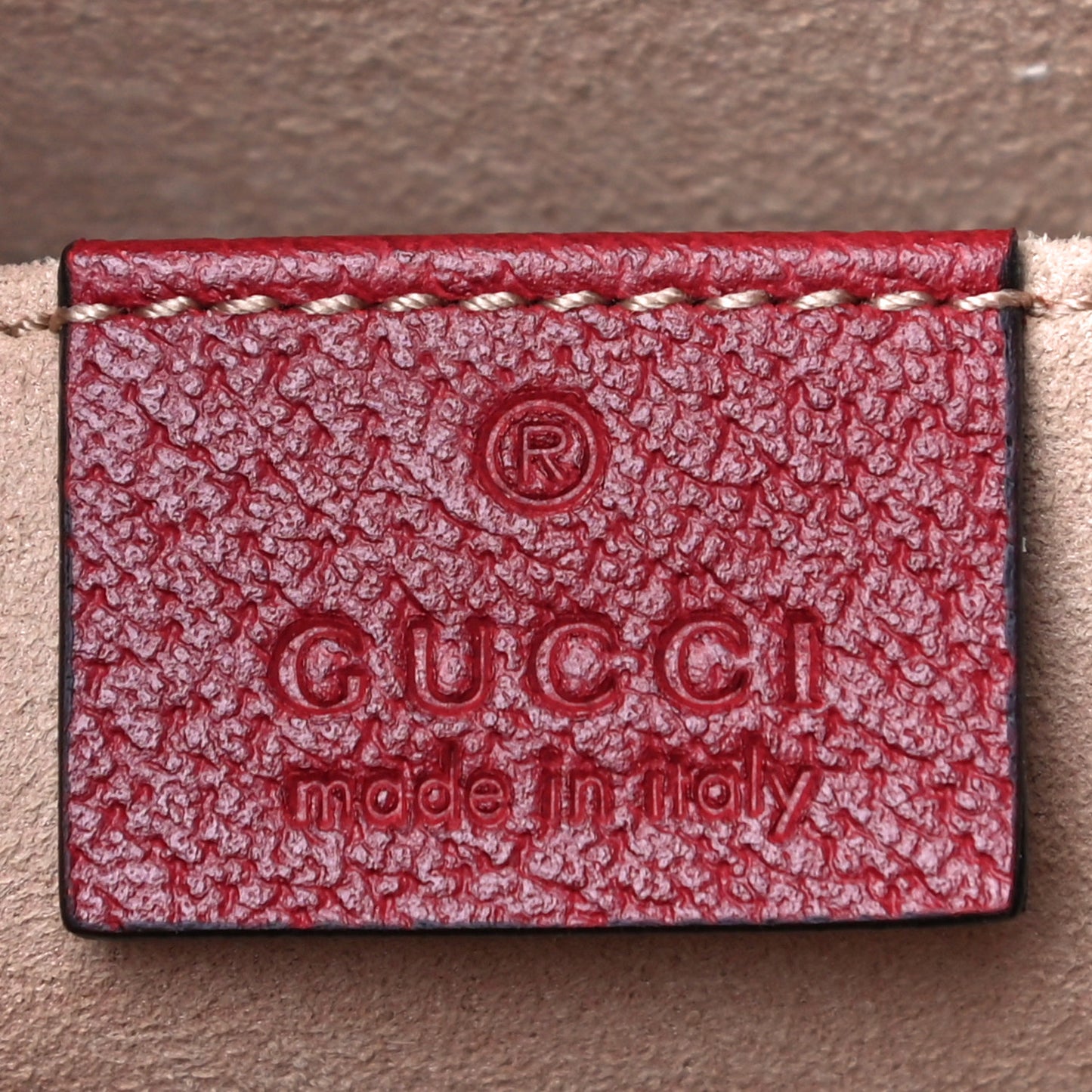GG Supreme Monogram Flora Web Ophidia Pouch Red