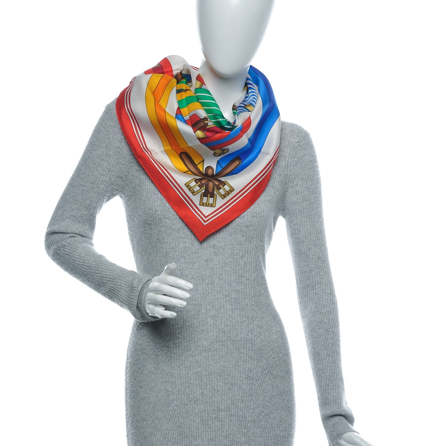 Hermes Silk Sangles Scarf 90 2 of 6