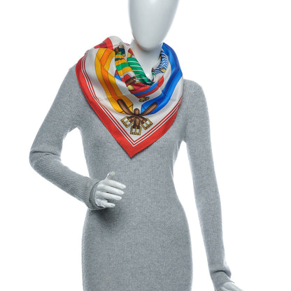 Hermes Silk Sangles Scarf 90 2 of 6