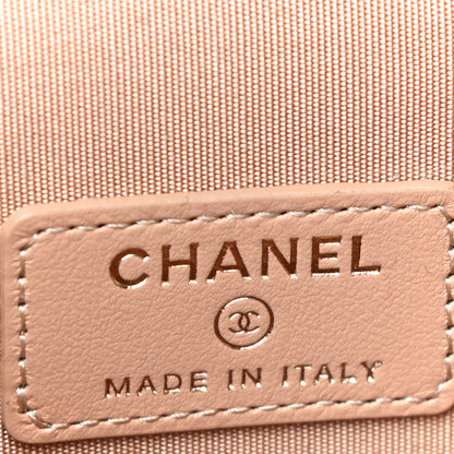 Chanel Calfskin Quilted Mini Perfect Fit Vanity Case With Chain Beige 6 of 14