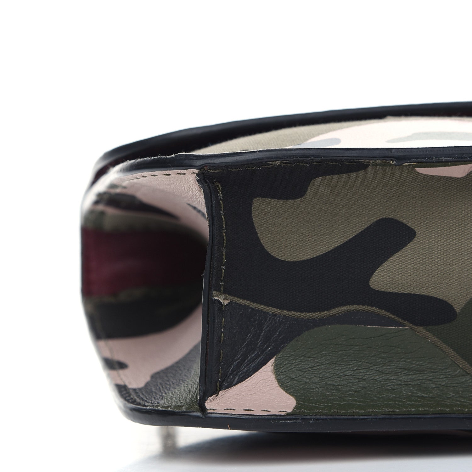 Valentino Garavani Nappa Canvas Camouflage Medium Glam Lock Rockstud Flap Multicolor 5 of 8