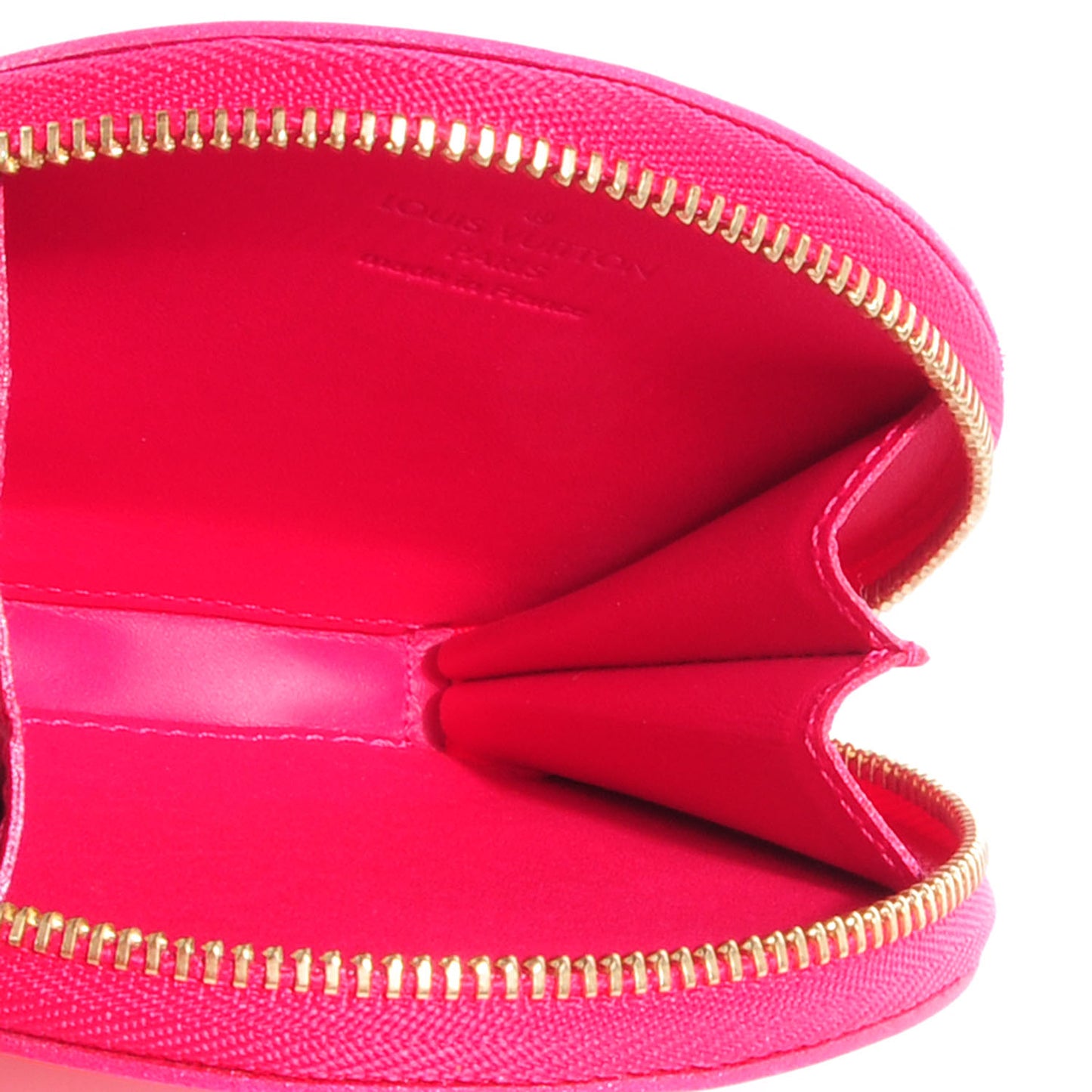 Vernis Roses Chapeau Coin Purse Rose Pop
