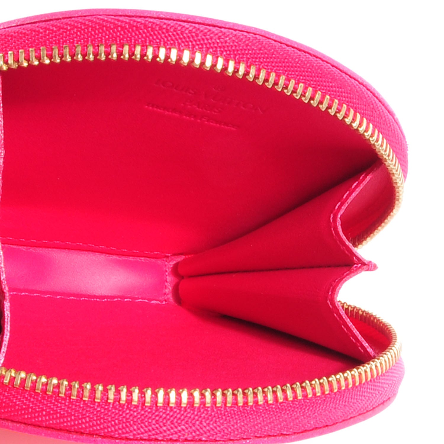 Louis Vuitton Vernis Roses Chapeau Coin Purse Rose Pop 5 of 7