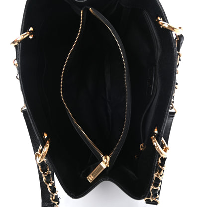 Chanel Caviar Quilted Grand Shopping Tote GST Black 5 of 10