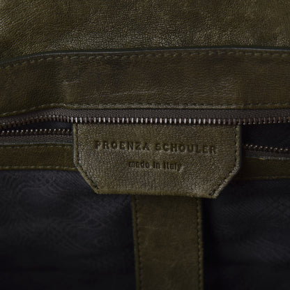 Proenza Schouler Lambskin PS1 Medium Satchel Military 9 of 10