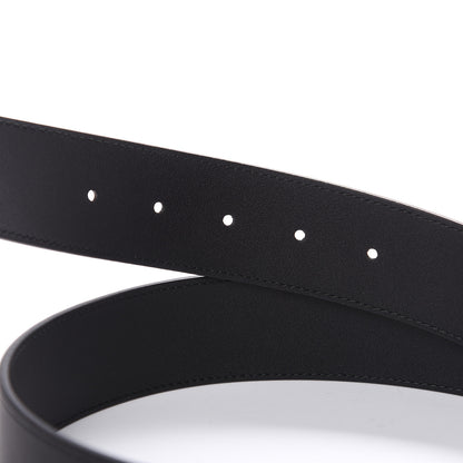 Gucci Moon Calfskin Pearl Double G 40mm Belt 100 40 Black Cream 4 of 6