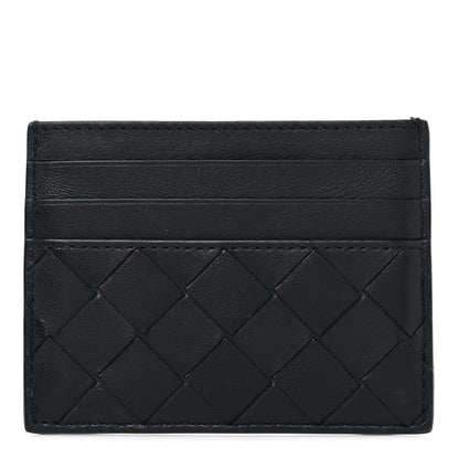 Bottega Veneta Nappa Intrecciato VN Card Case Black 1 of 8