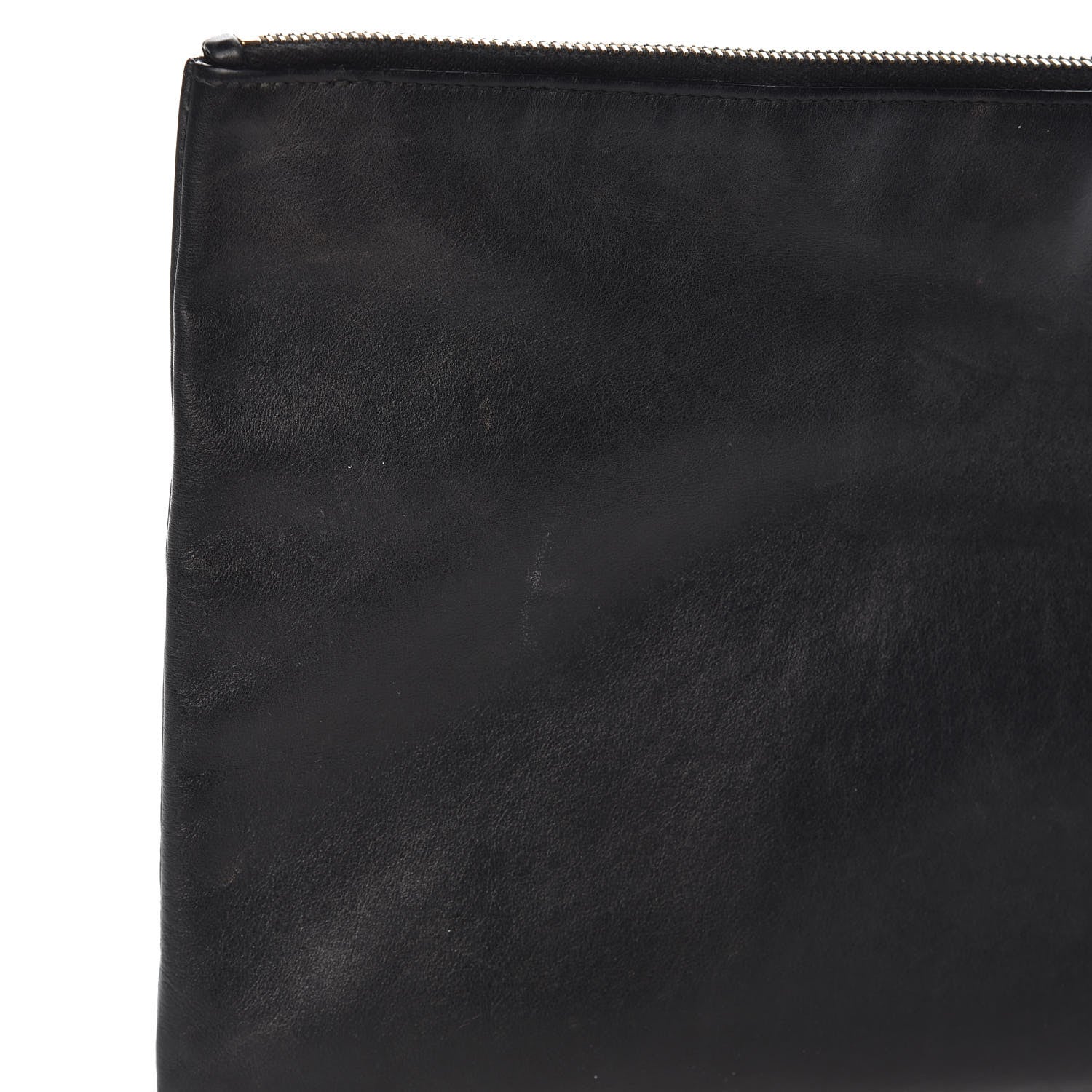 Saint Laurent Calfskin Zipped Clutch Black 10 of 17