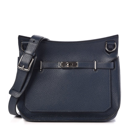 Hermes Taurillon Clemence Jypsiere 28 Bleu de Prusse 1 of 10
