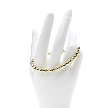 Tiffany 18K Yellow Gold 5.5mm HardWear Ball Bracelet 2 of 8