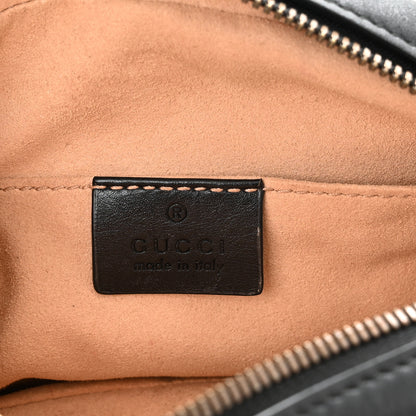Gucci Calfskin Matelasse GG Marmont Belt Bag 85 34 Black 7 of 11