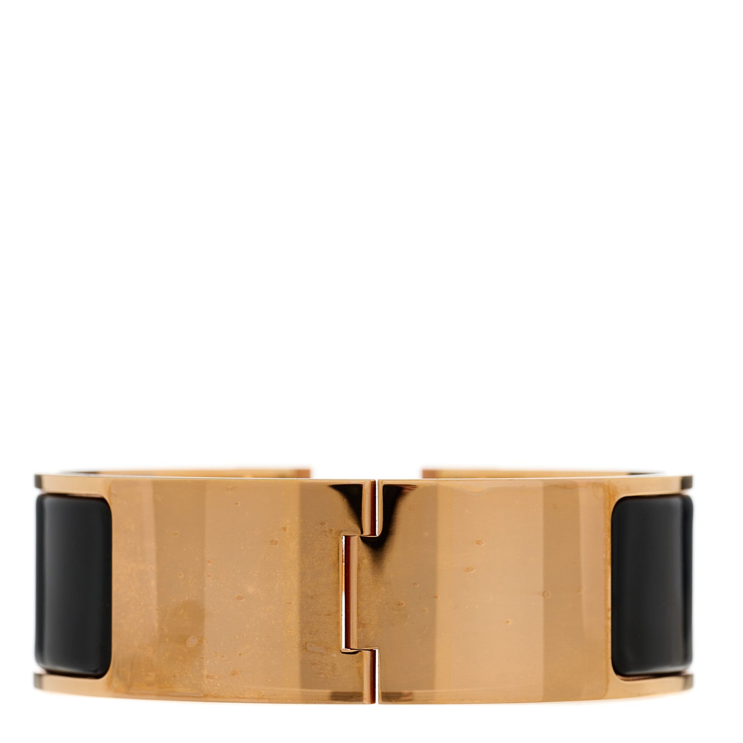 Enamel Wide Clic Clac H Bracelet PM Black