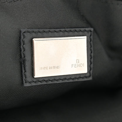 Fendi Zucchino Vitello Pochette Black White 6 of 10