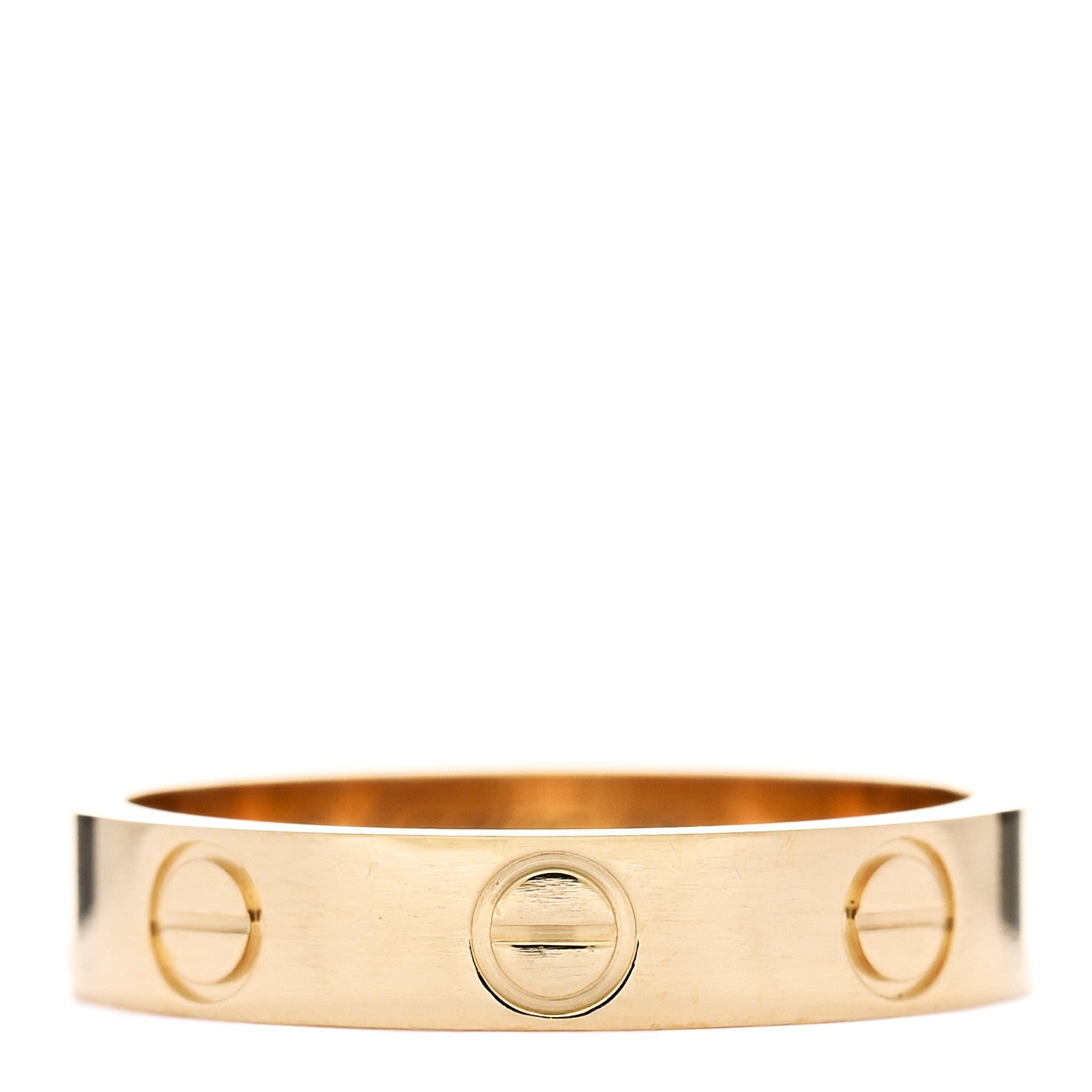 Cartier 18K Yellow Gold 3.5mm LOVE Wedding Band Ring 49 4.75 1 of 5