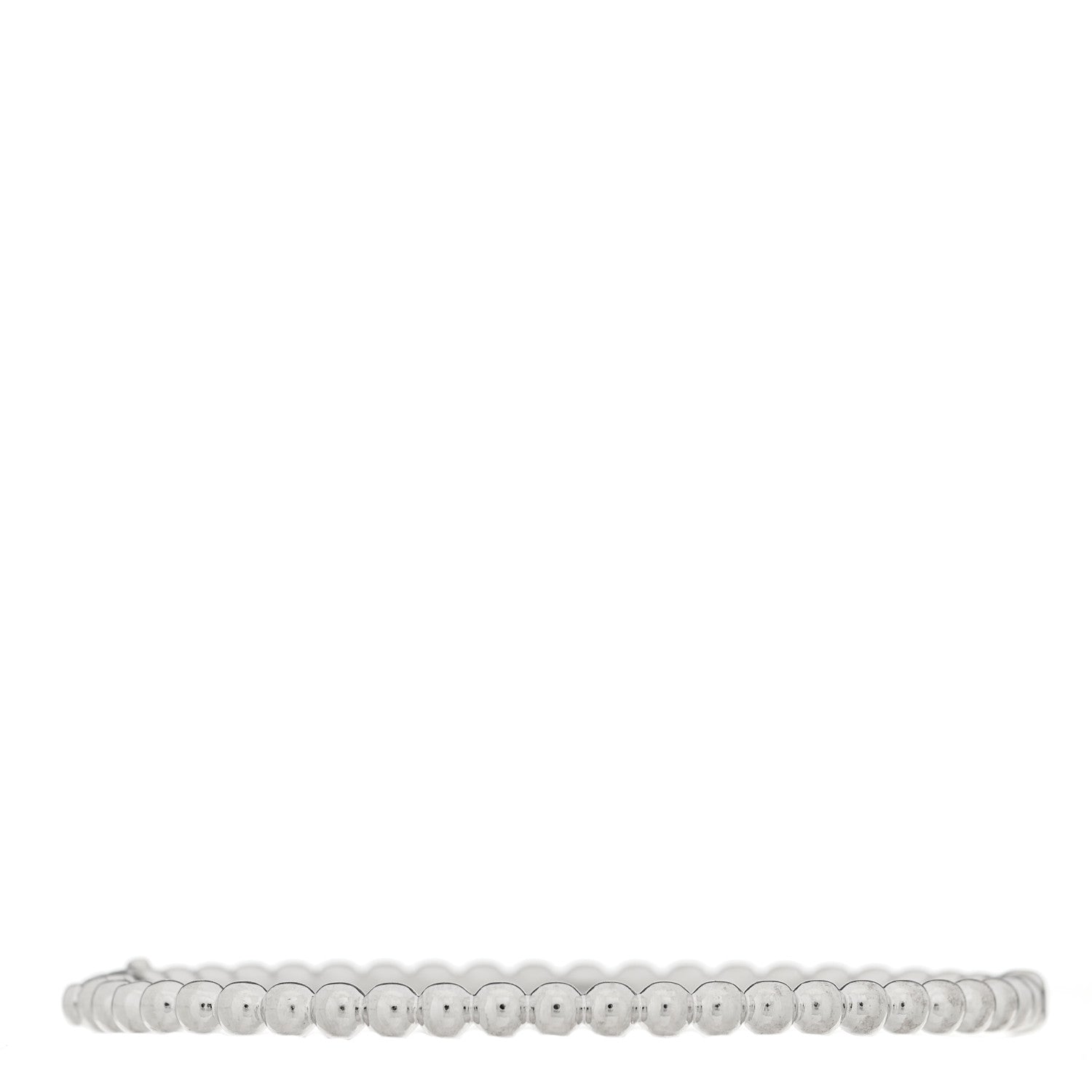 Van Cleef & Arpels 18K White Gold Perlee Pearls of Gold Bracelet S 1 of 3