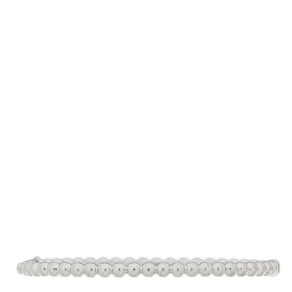 Van Cleef & Arpels 18K White Gold Perlee Pearls of Gold Bracelet S 1 of 3