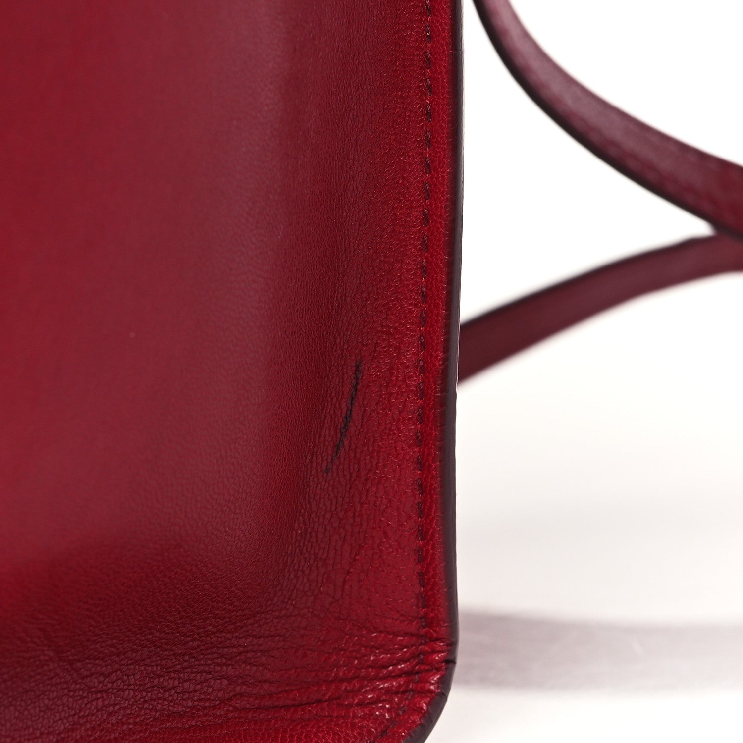 Givenchy Lambskin Medium Shark Lock Satchel Red 11 of 13