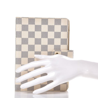 Louis Vuitton Damier Azur Medium Ring Agenda Cover 2 of 6