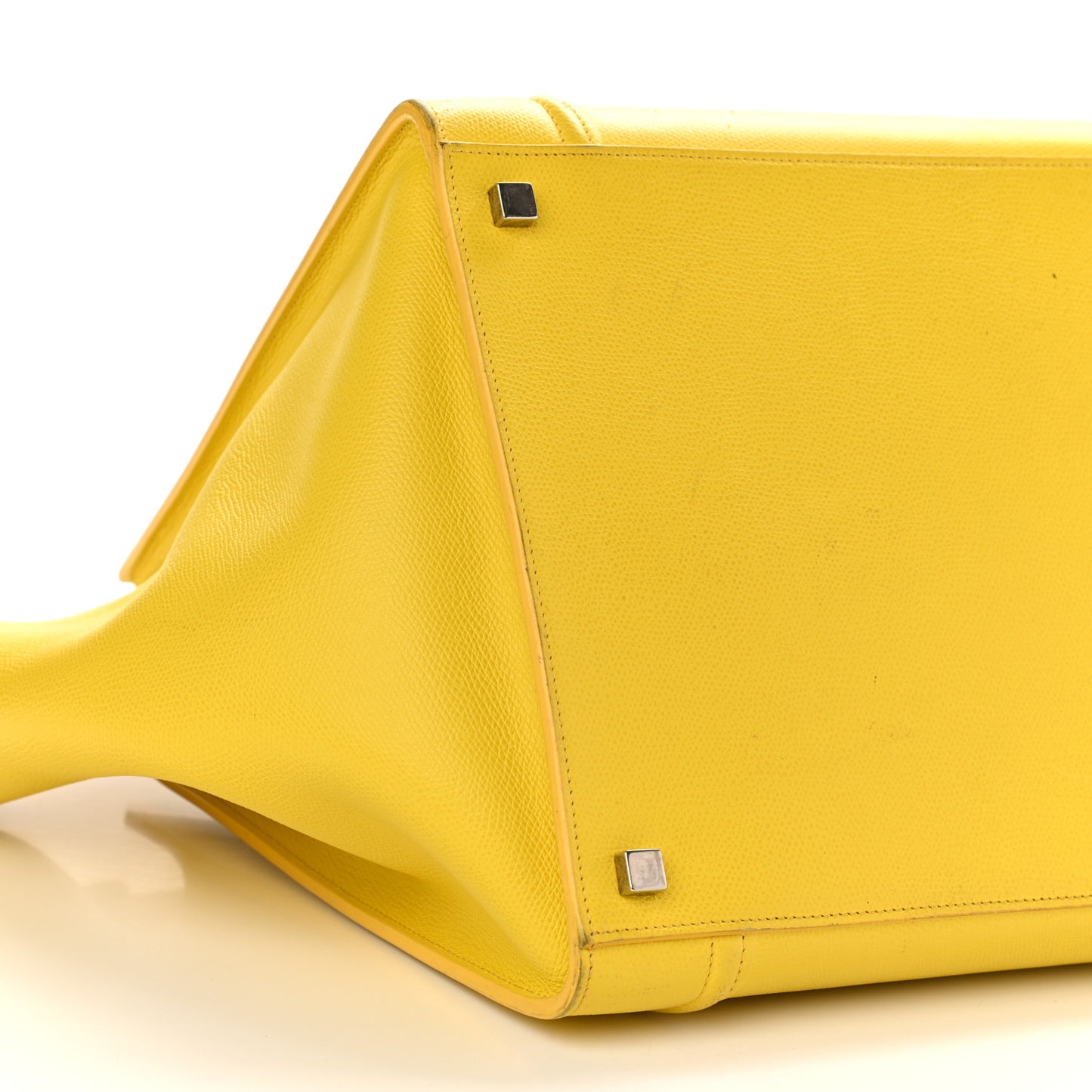 Grained Calfskin Medium Phantom Luggage Yellow