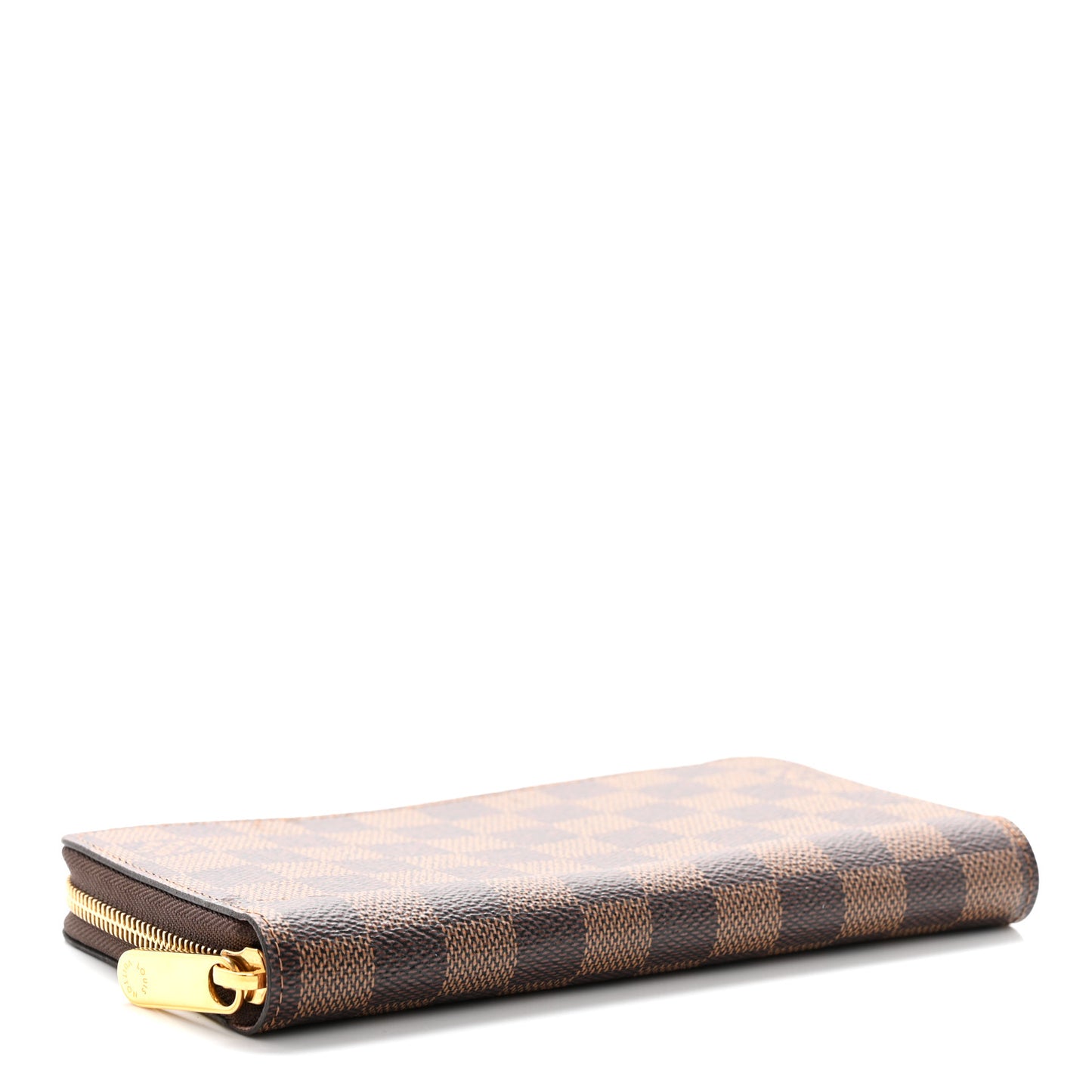 Damier Ebene Zippy Wallet Rose Ballerine