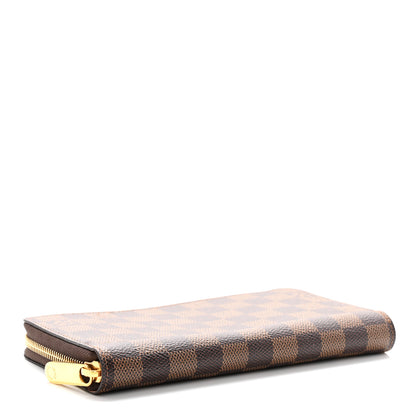 Louis Vuitton Damier Ebene Zippy Wallet Rose Ballerine 4 of 10
