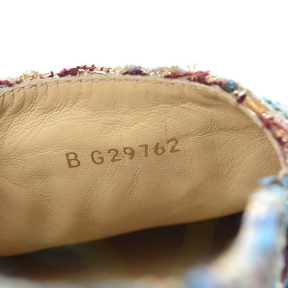 Chanel Tweed Grosgrain CC Espadrilles 38 Multicolor 10 of 11