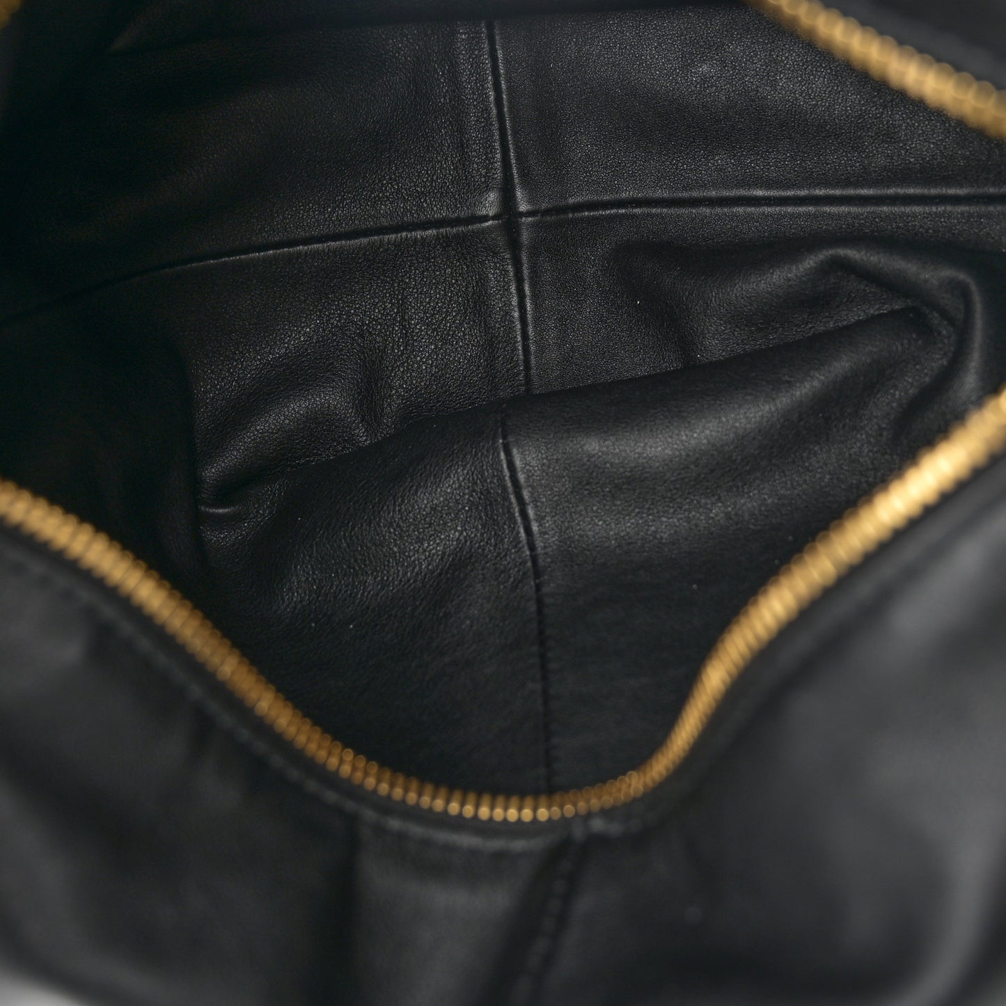 Calfskin Teen Double Knot Hobo Black