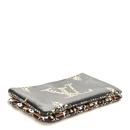Louis Vuitton Monogram Giant Jungle Pochette Double Zip Black 4 of 9