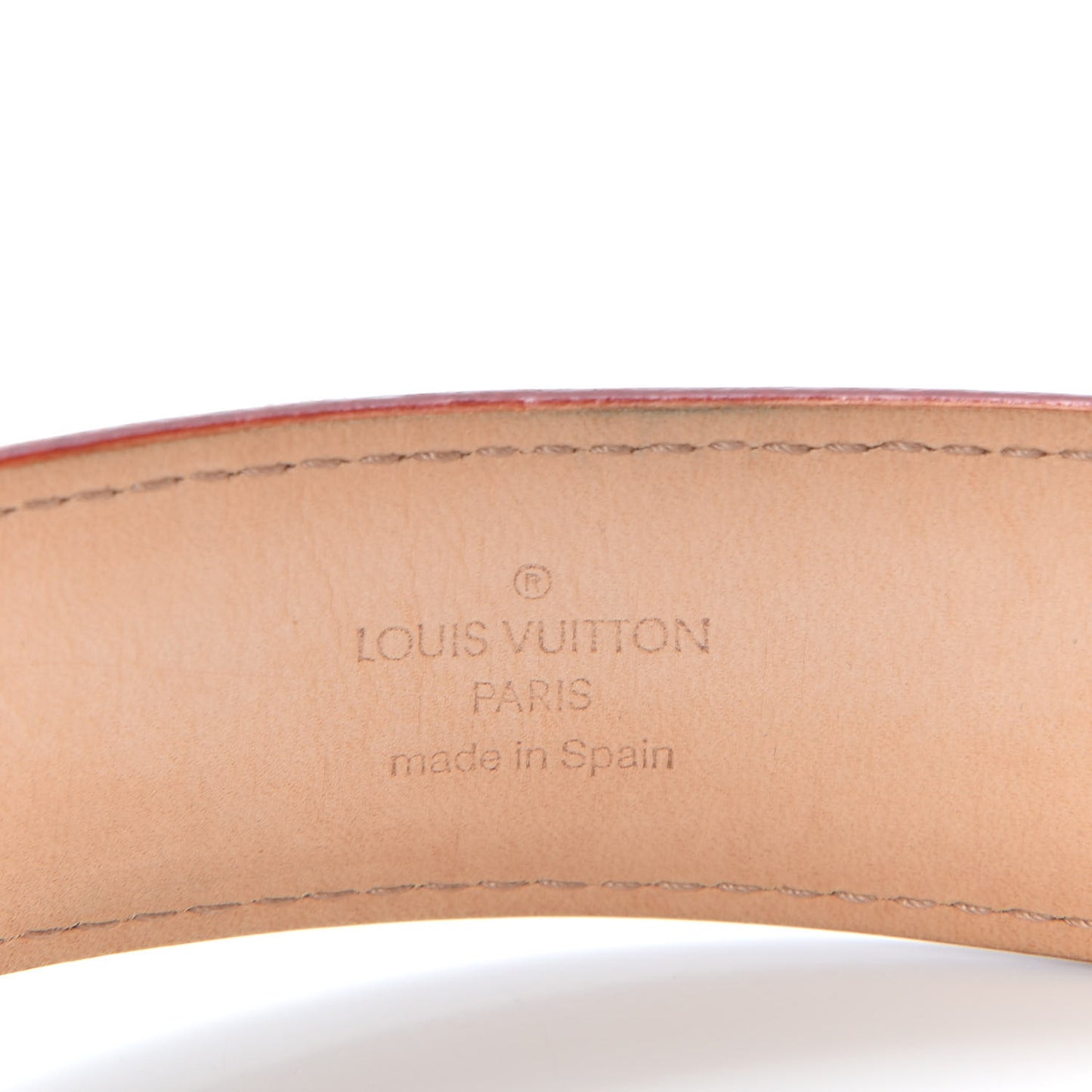 Monogram Watercolor Aquarelle Belt 95 38 Brown
