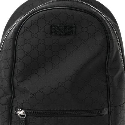 Gucci Nylon Monogram Slim Backpack Black 8 of 11